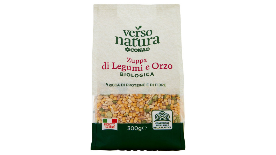 Zuppa con Orzo Biologica 300 g Verso Natura Bio Conad