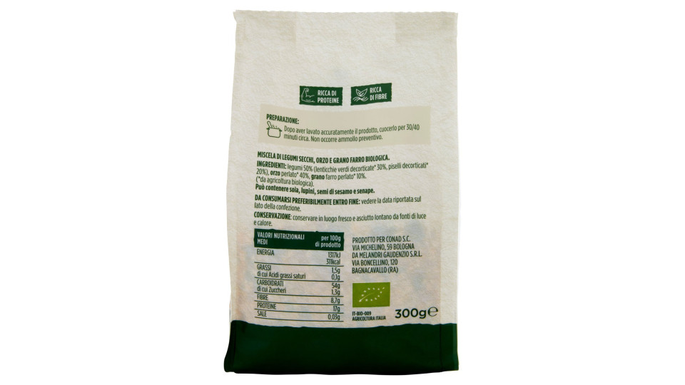 Zuppa con Orzo Biologica 300 g Verso Natura Bio Conad
