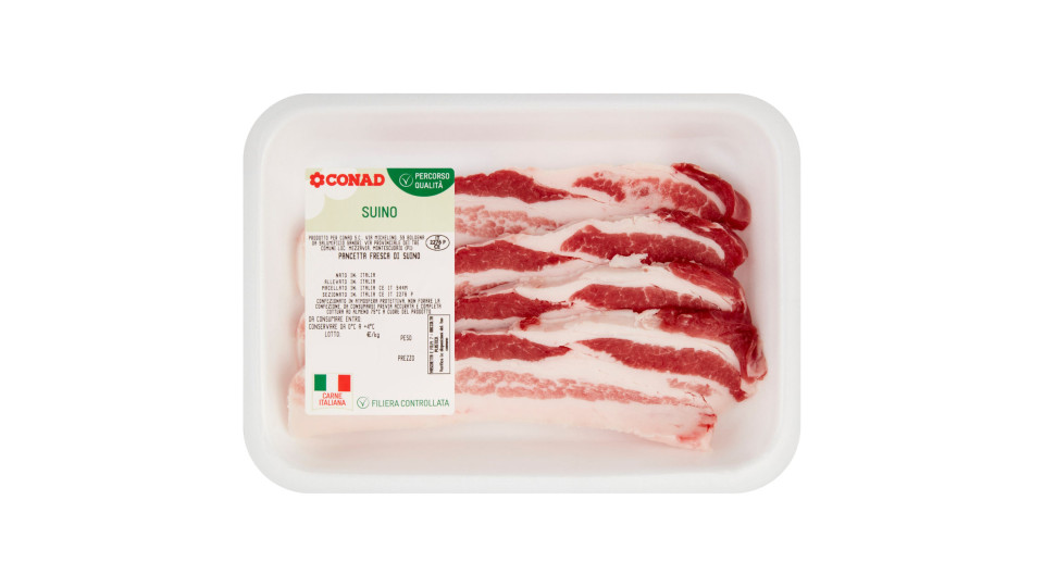 CONAD Percorso Qualità Pancetta Fresca di Suino