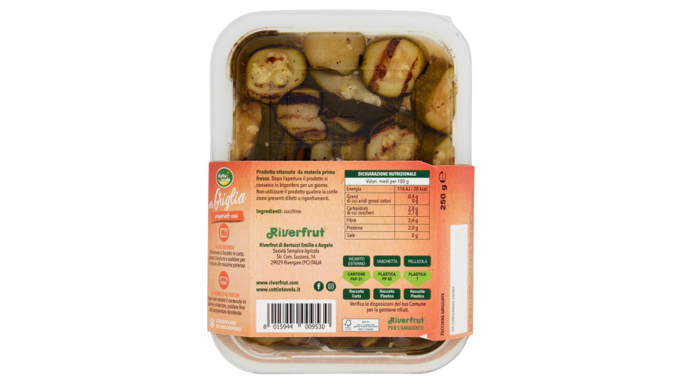 Cottin tavola alla Griglia Zucchine 250 g