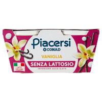 PIACERSI CONAD Vaniglia Senza Lattosio 2 x 125 g