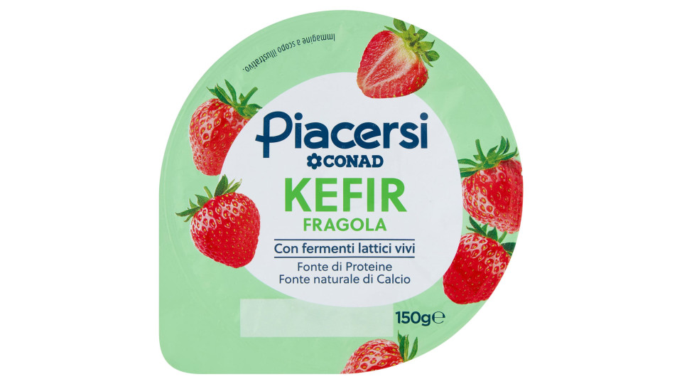 PIACERSI CONAD Kefir Fragola 150 g