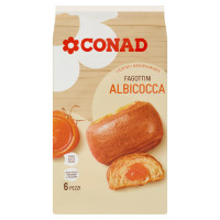 Fagottini Albicocca 6 Pezzi 300 g Conad