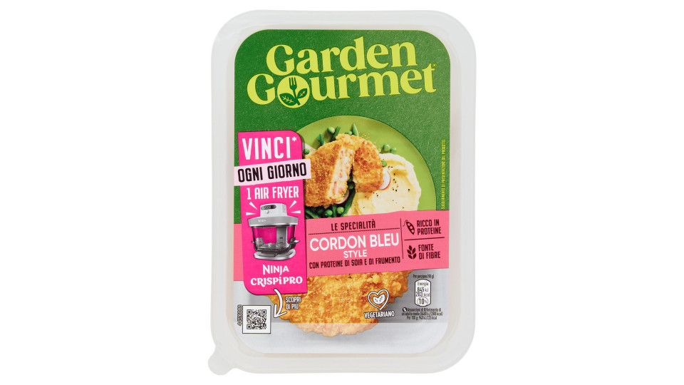 GARDEN GOURMET Cordon Bleu Style Vegetariano 2 porzioni 180g