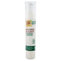 Bicchieri da Caffè Biodegradabili e Compostabili* 60 pz Verso Natura Conad