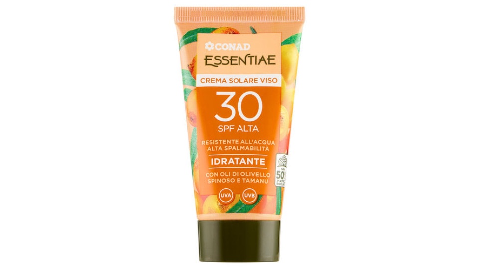 CONAD Essentiae Crema Solare Viso 30 SPF Alta Idratante 50 ml