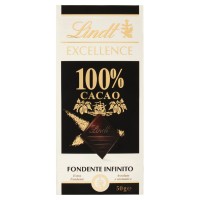Lindt Excellence Tavoletta 100% Cacao Fondente Infinito 50 g