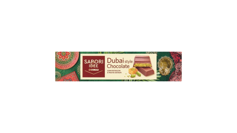 SAPORI & IDEE CONAD Dubai style Chocolate con Pistacchi e Pasta Kataifi 145 g