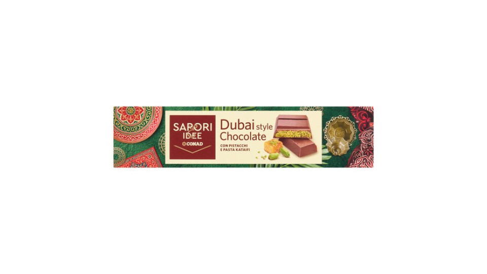 SAPORI & IDEE CONAD Dubai style Chocolate con Pistacchi e Pasta Kataifi 145 g