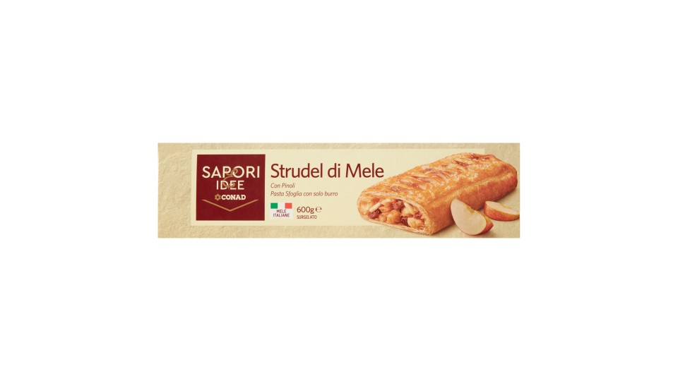 Strudel di Mele Surgelato 600 g Sapori & Idee Conad