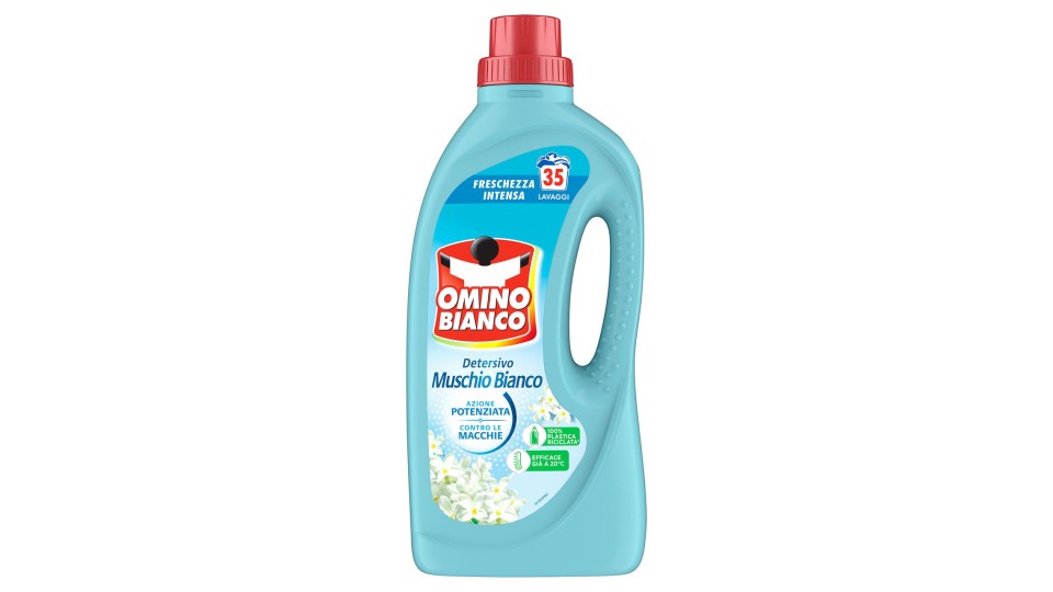 Omino Bianco Detersivo Muschio Bianco, 35 Lavaggi, 1400 ml