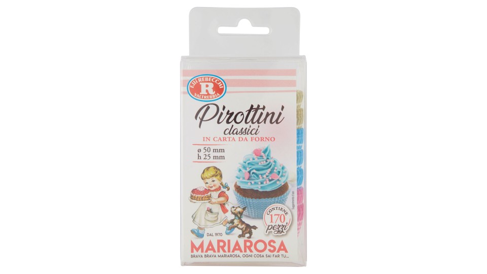 Mariarosa Pirottini classici in Carta da Forno ø 50mm h 25mm 170 pz