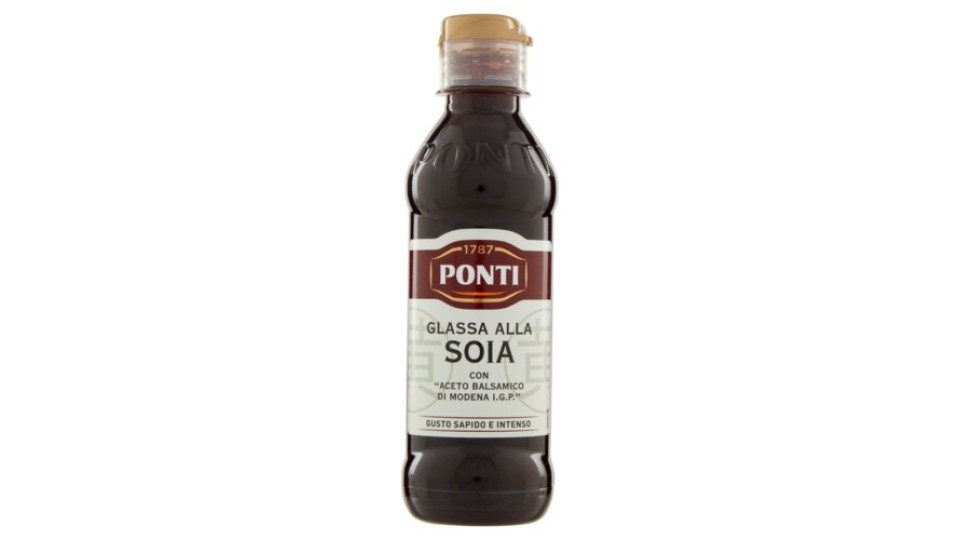 Ponti Glassa alla Soia con "Aceto Balsamico di Modena I.G.P." 240 g