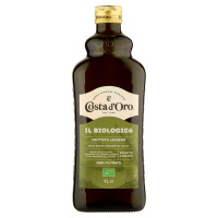 Costa D'Oro Il Biologico Fruttato Leggero Olio Extra Vergine Di Oliva Non Filtrato 1 L