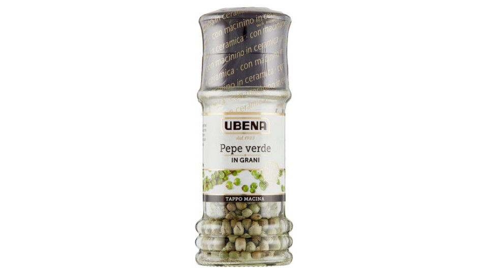 Ubena Pepe verde in Grani Tappo Macina 12 g