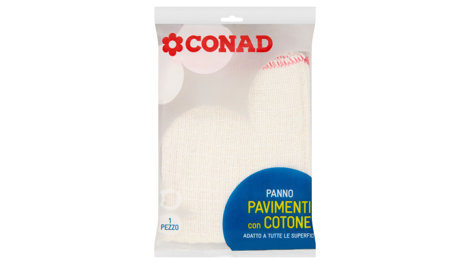 CONAD Panno Pavimenti con Cotone 1 pz