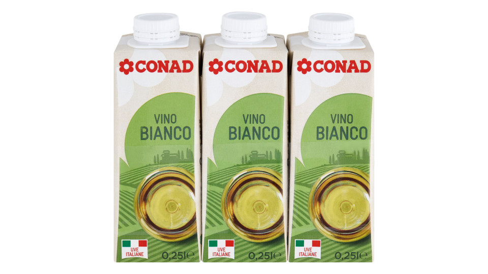 Vino Bianco 3 x 0,25 l Conad