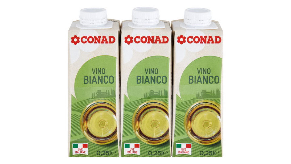 Vino Bianco 3 x 0,25 l Conad
