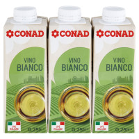 Vino Bianco 3 x 0,25 l Conad