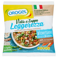 Orogel Il Benessere Virtù Di Zuppa Leggerezza Verdure Con Cereali Integrali Surgelati 500 g