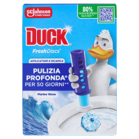 Duck Fresh Discs - Base Per Dischi Gel Igienizzanti WC, Fragranza Marine 36ml