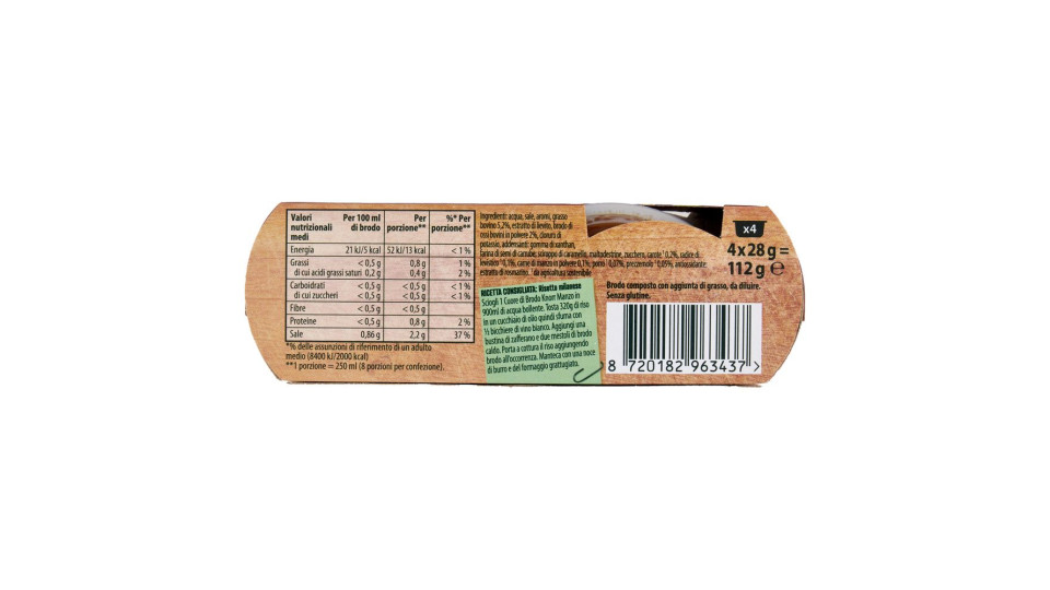 Knorr Cuore di Brodo Manzo -25% di sale