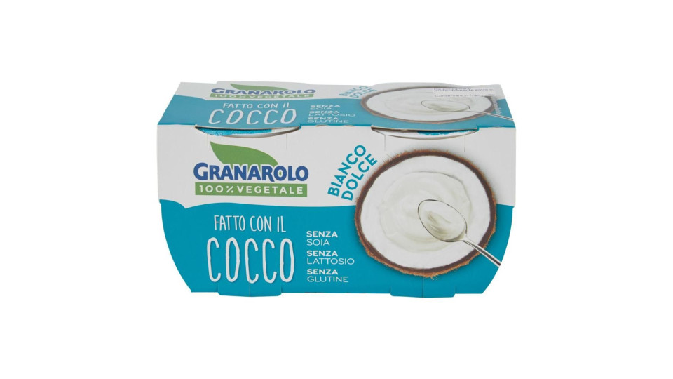 Granarolo 100% Vegetale Fatto con il Cocco Bianco Dolce 2 x