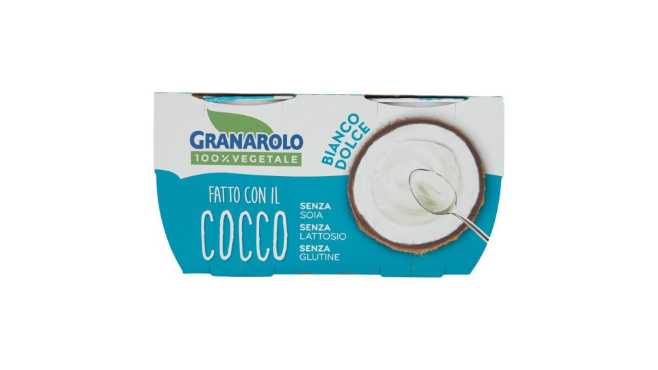 Granarolo 100% Vegetale Fatto con il Cocco Bianco Dolce 2 x