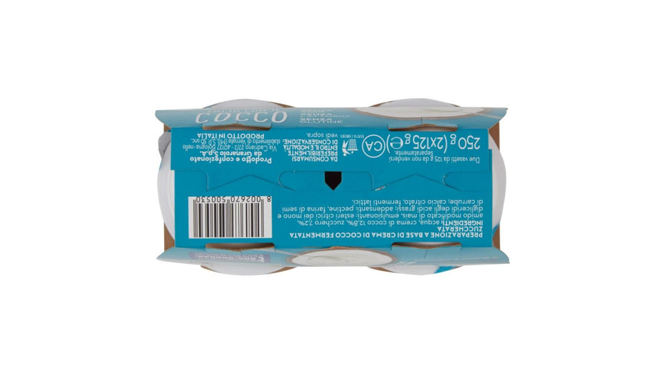 Granarolo 100% Vegetale Fatto con il Cocco Bianco Dolce 2 x