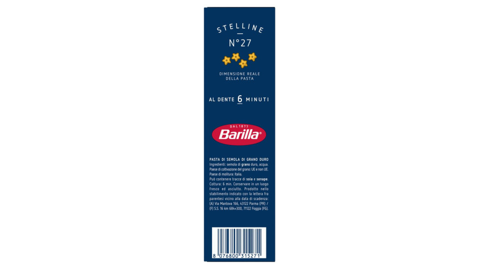 Barilla n.27 stelline