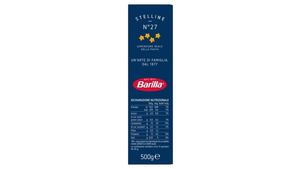 Barilla n.27 stelline