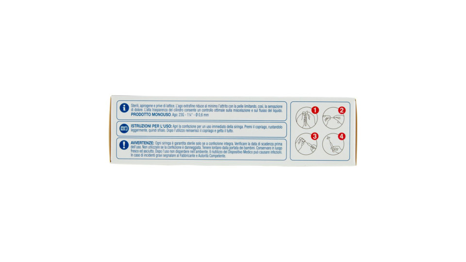 Siringhe Sterili Ago Indolore 5 Ml 10 Pz