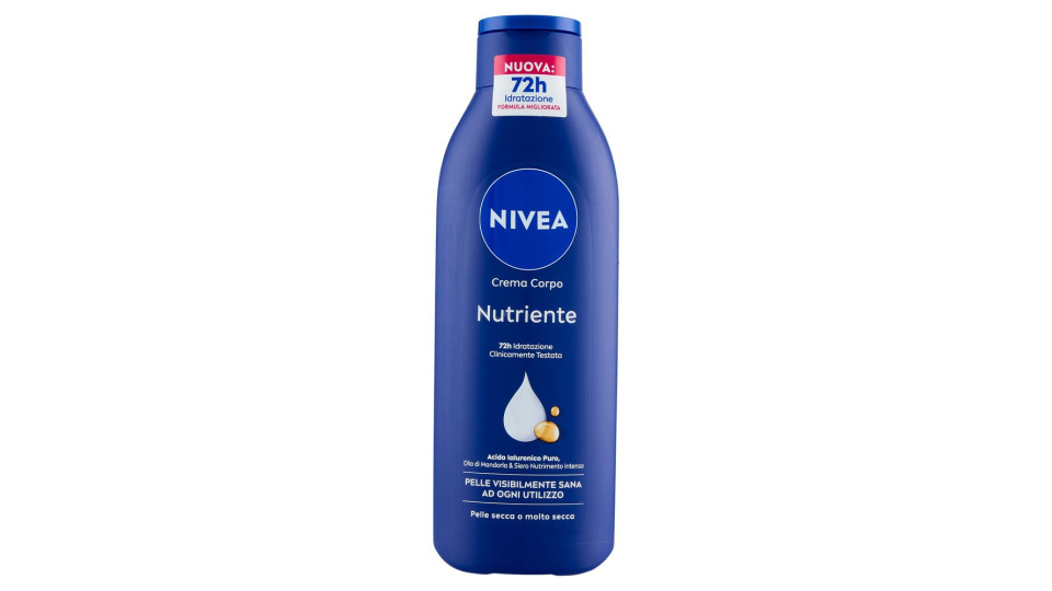 Nivea Crema Corpo Nutriente Pelle secca o molto secca 250 ml