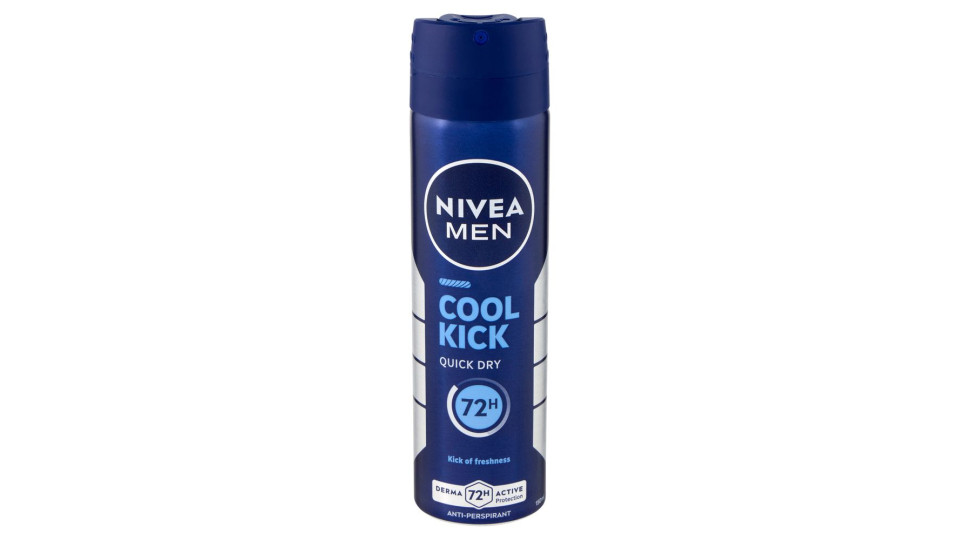 Nivea Deodorant Uomo Cool Kick Spray Men