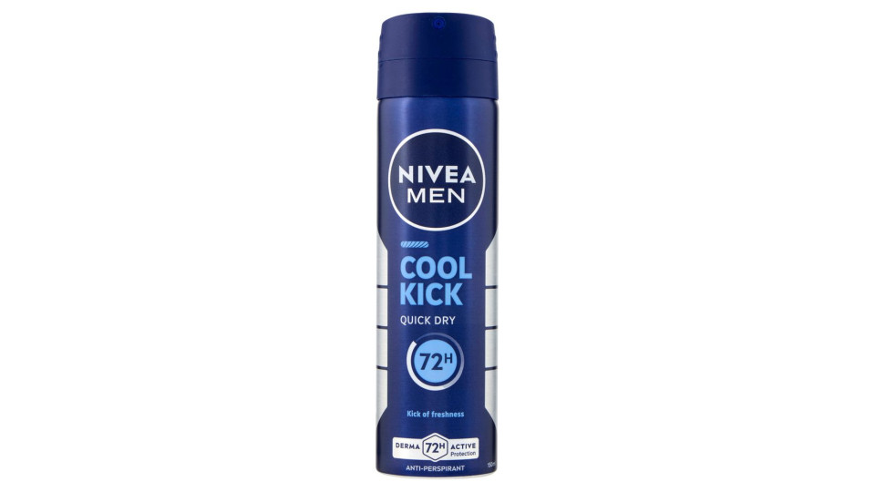 Nivea Deodorant Uomo Cool Kick Spray Men