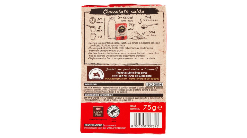 PERUGINA Cacao Amaro in polvere