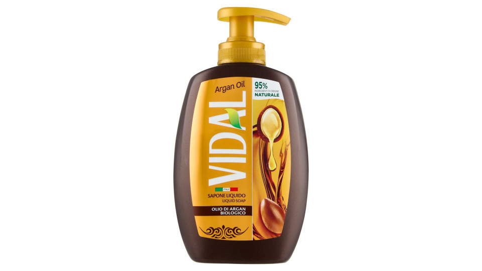 Vidal - Sapone Liquido, Olio di Argan