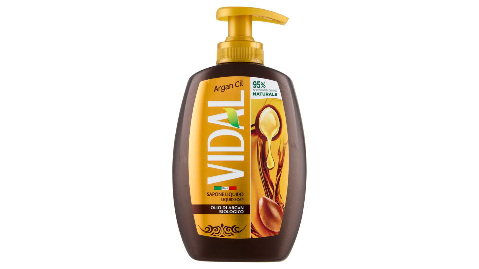 Vidal - Sapone Liquido, Olio di Argan