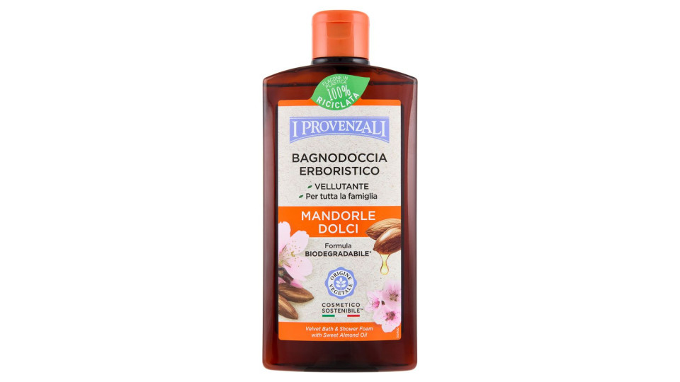 I Provenzali - Bagno Schiuma Erboristico, all'Olio di Mandorle Dolci
