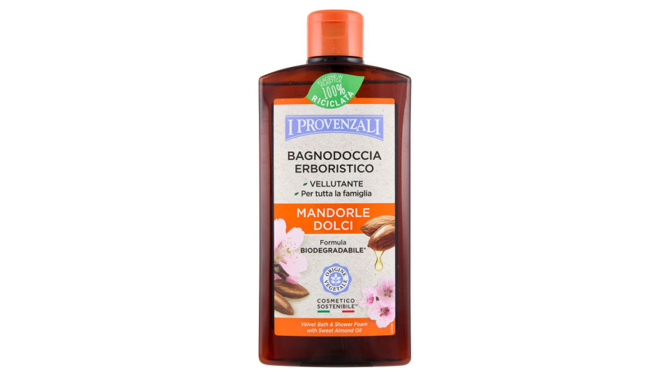 I Provenzali - Bagno Schiuma Erboristico, all'Olio di Mandorle Dolci