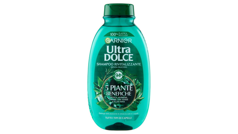 Garnier Ultra Dolce 5 Piante Shampoo Infusione di Vitalità per Capelli Normali