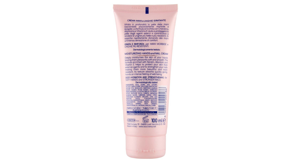 Leocrema - Crema Mani e Unghie, con Cheratina e Vitamina E