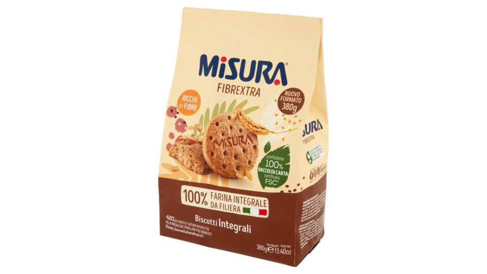 Misura Fibrextra Biscotti Integrali