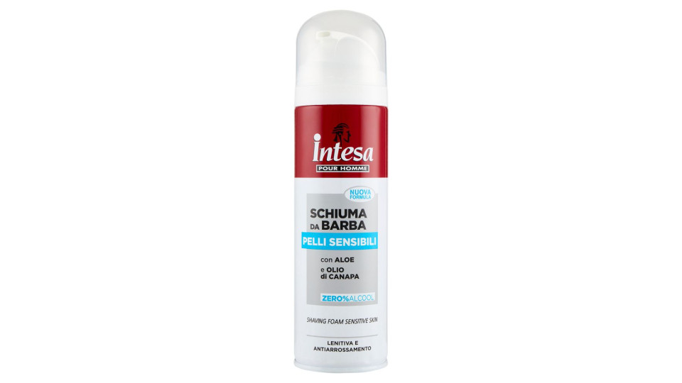 Intesa Pour Homme Schiuma da barba idratante olio di avocado