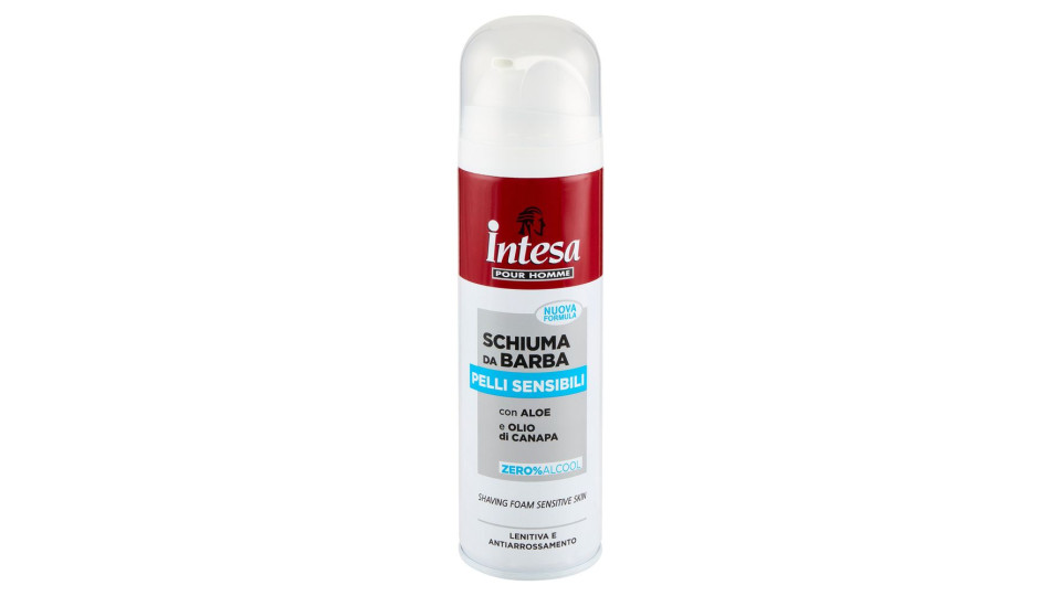 Intesa Pour Homme Schiuma da barba idratante olio di avocado