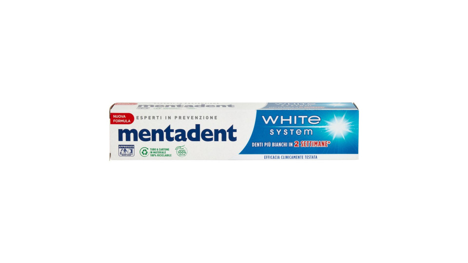 Mentadent 75Ml White System