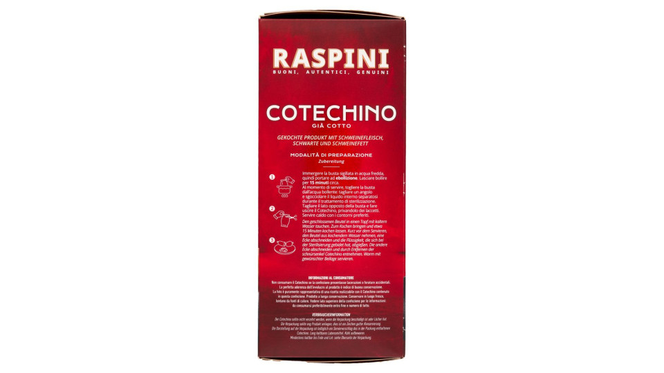 Raspini Cotechino Cotto