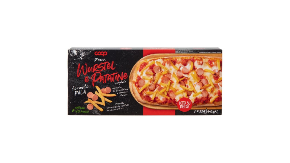 Pizza con Wurstel