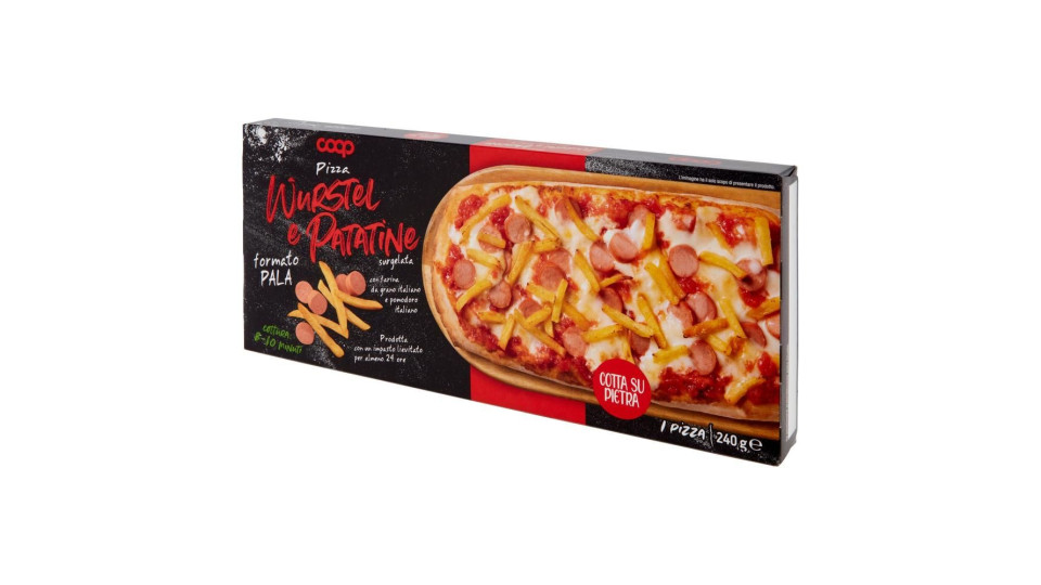 Pizza con Wurstel
