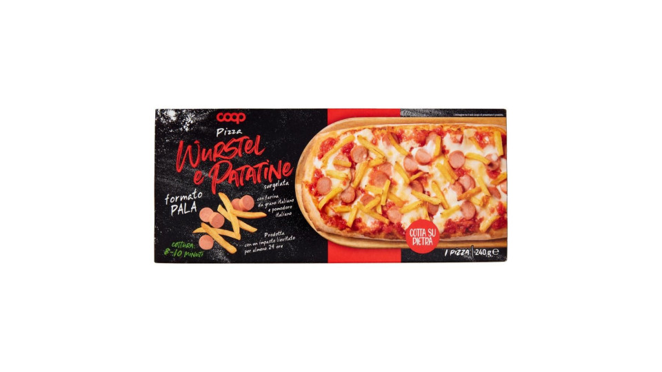 Pizza con Wurstel